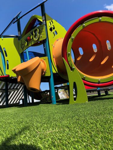 tunnel into playground