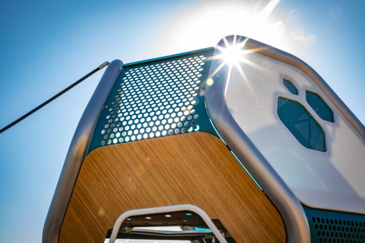 closeup view of playground equipment