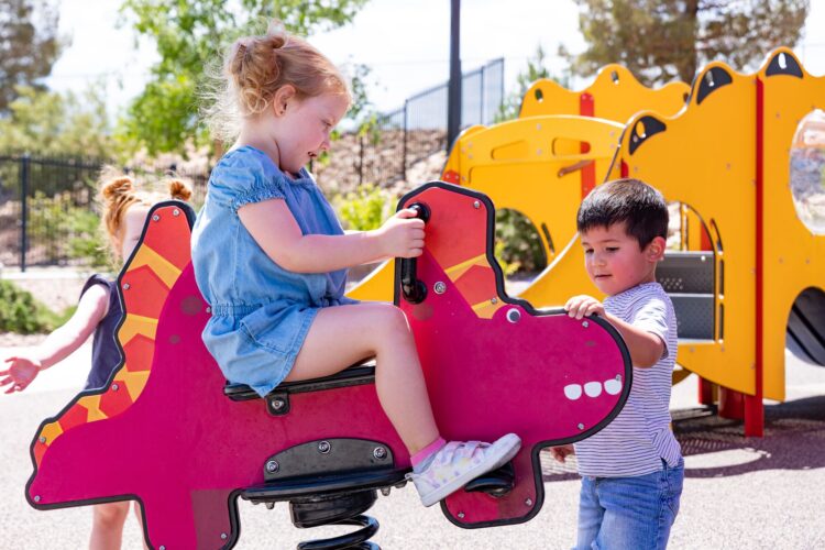 kids on park equipment in Las Vegas, NV