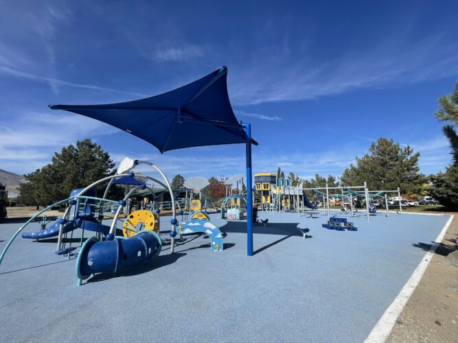 shade covering playground