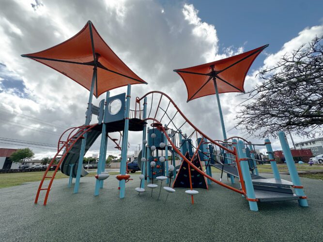 playground equipment at Kalena Park