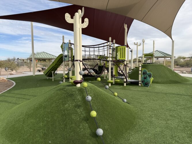 Barrio Nopal Park playground in Tucson, AZ