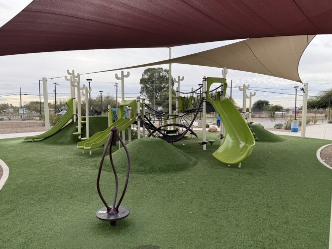 Barrio Nopal Park playground in Tucson, AZ