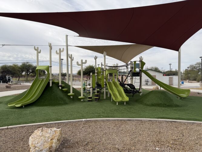 Barrio Nopal Park playground in Tucson, AZ