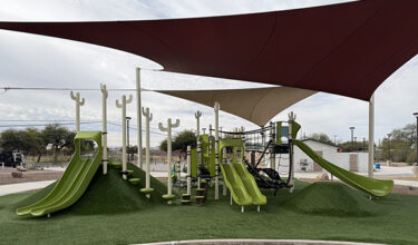 Barrio Nopal Park playground in Tuscon, AZ