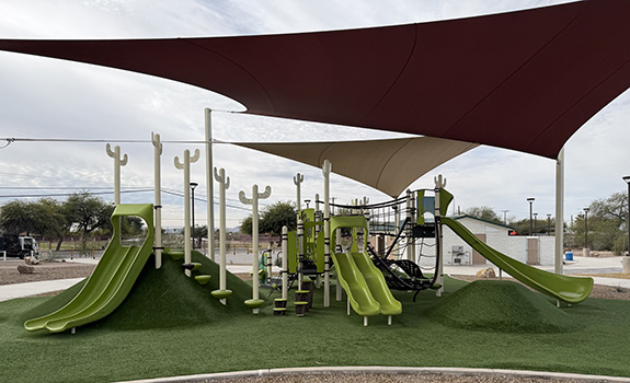 Barrio Nopal Park playground in Tuscon, AZ